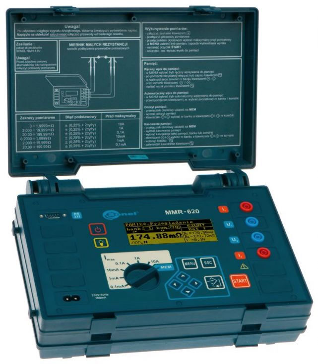 10A Micro Ohm Meter - Sonel MMR-620