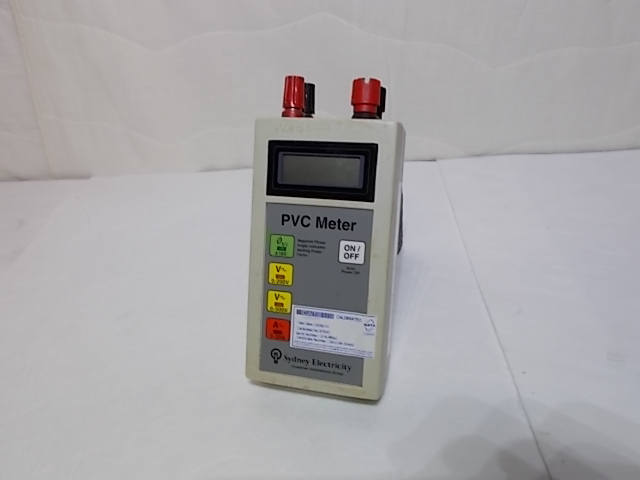 Phase Angle Meter - Sydney Electricity PVC